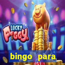 bingo para despedida de solteira para imprimir